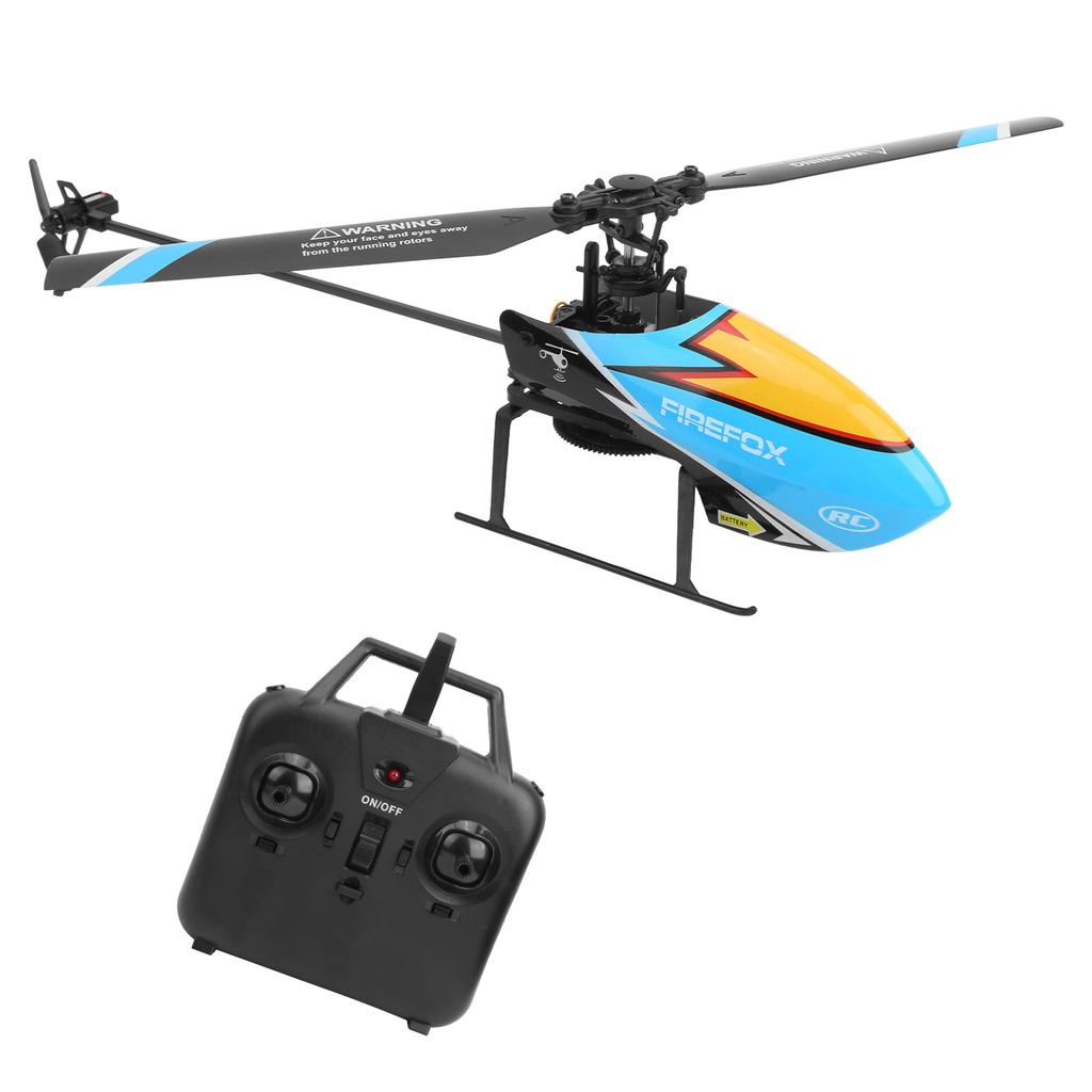 C129elicopter cu 4 Canale Flybarless Altitudine Fixă Aeronave cu Telecomandă Model Aero albastru