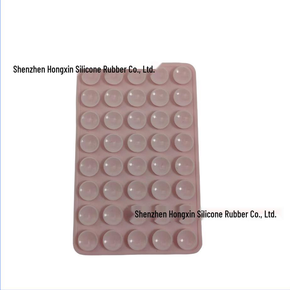 Silicone Suction Cup Holder for Mobile Phones - Square, Single-Sided, Set of 24