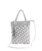 Metallic Pattern Knitted Mini Shoulder Bag for Women 2413112011 Silver [Cuko] (906)