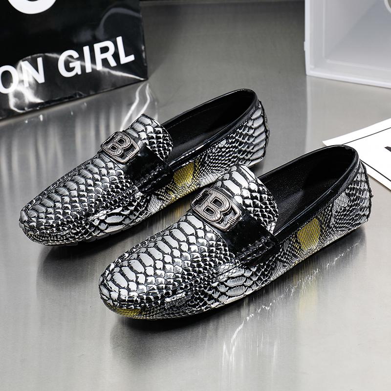 Fashion 2024Spring Summer Men's Loafers Comfortable Flats Casual Shoes for Men Breathable Moccasins Slip-On Soft Leather Driving Shoes