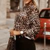 Streetwear Hemd mit Umlegekragen Langarm Elegant Locker Digitaldruck Bluse Damenbekleidung Mode Büro Dame Oberteile 25333