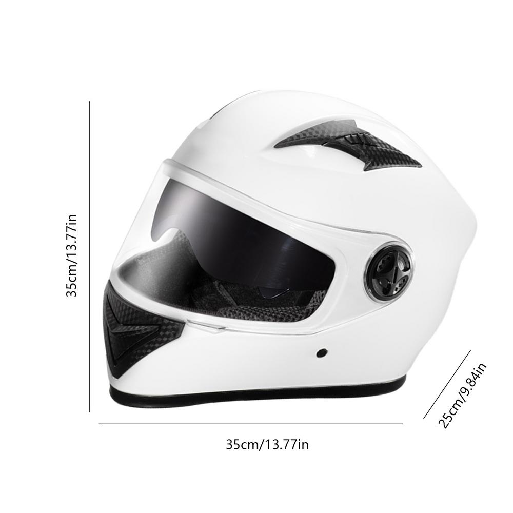 Kaski motocyklowe z pełną twarzą Modne podwójne wizjery Kaski motocyklowe z pełną twarzą Lekkie kaski motocyklowe z powłoką przeciwmgielną