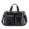 Men s Leather Messenger Bag Vintage Shoulder Diagonal Bag Laptops Briefcase for Work Business Travel