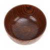 Handmade Wood Bowl Japanese Style Wooden Bowl Serving Tableware for Noodles Rice Soup Dip Salad