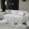 Krémový styl Přehoz na pohovku Plný krycí hadřík Lehký luxusní Žinylkový Potah na polštář pohovky Ručník Deka Čtyři roční období Univerzální Všeobjímající Potah na pohovku