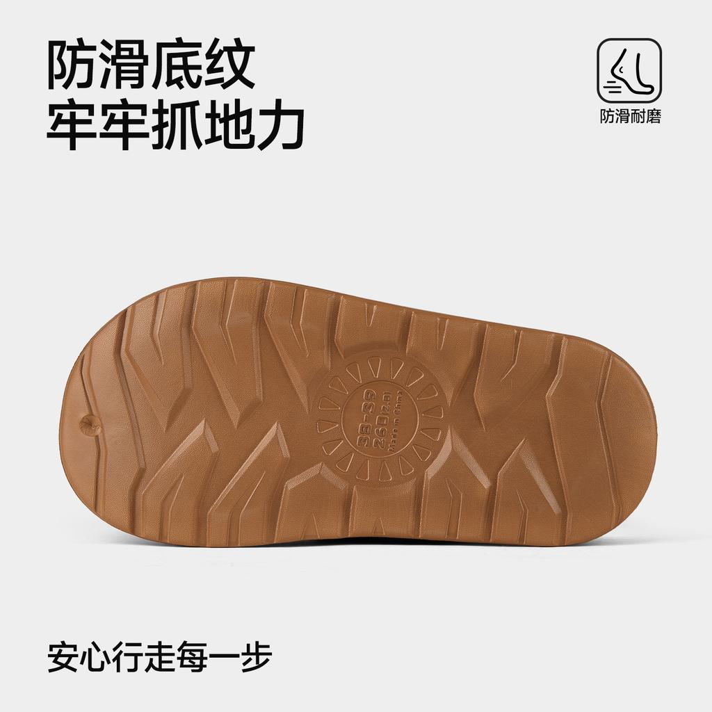 2025 Autumn New Mao Mao Cotton Slippers One Shoe Two Wear Piled Thickened Warm Non-slip Bag Head Cotton Shoes