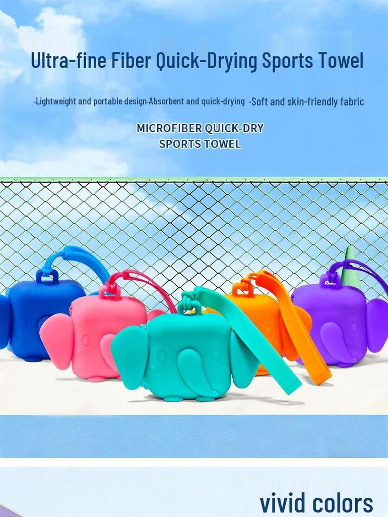 Quick-Dry Silicone Wristband Towel: Portable, Absorbent, and Ideal for Sports, Travel, or Outdoor Use.
