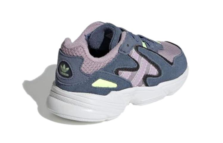 Adidas Originals Yung 96 Chasm El I Breathable Low top Toddler Shoes Gray Infant And Toddler EE7563