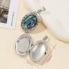 Vintage Copper Shell Pendant Box For Handmade Necklace Jewelry Making