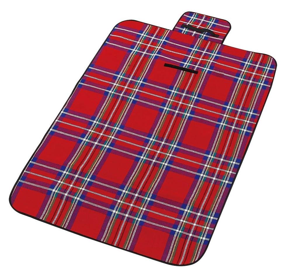 Captain Stag Picnic Sheet Acrylic Brushed Red (Warm/90x140cm) (UB-3002)