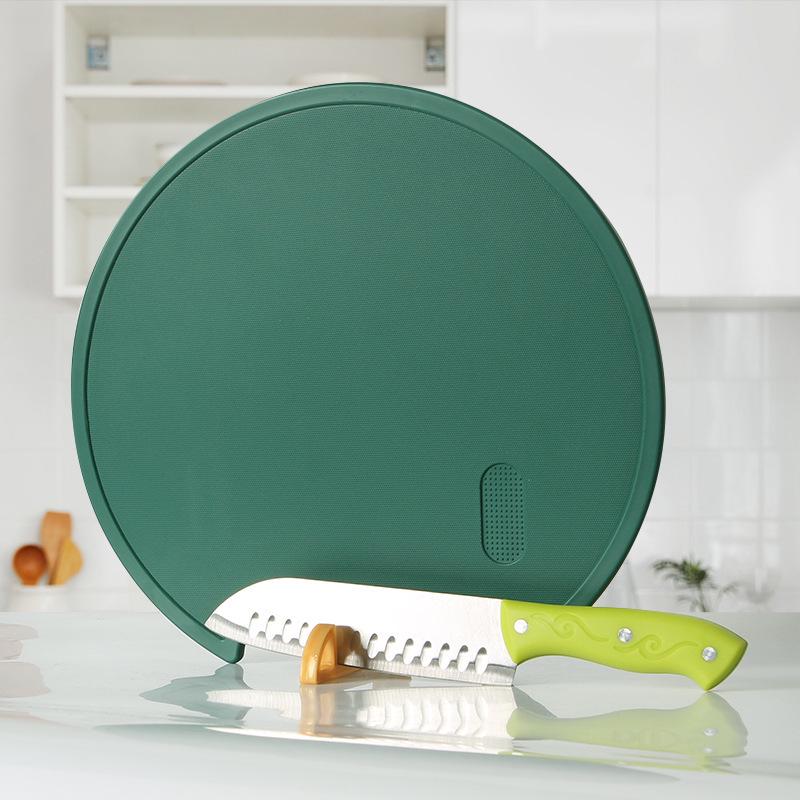 Round Mini Thickened Household Fruit Cutting Board - Portable Durable Kitchenware