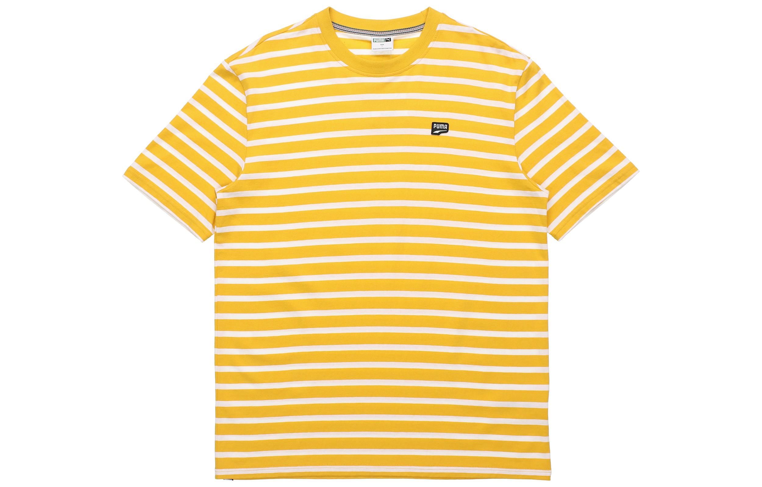 PUMA Downtown T Shirt Men s Gold 597457-25 L