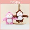 Cute King Kong Keychain Cartoon Stuffed Monkey Plush Toy Perfect Doll Keyring