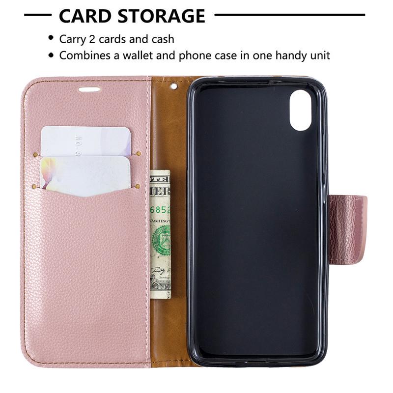 Litchi Grain Flip Wallet Leather Case For Samsung Galaxy A10 A20 A30 A40 A50 A70 A30s A50s A10s A20s A20e A21s Book Stand Cover