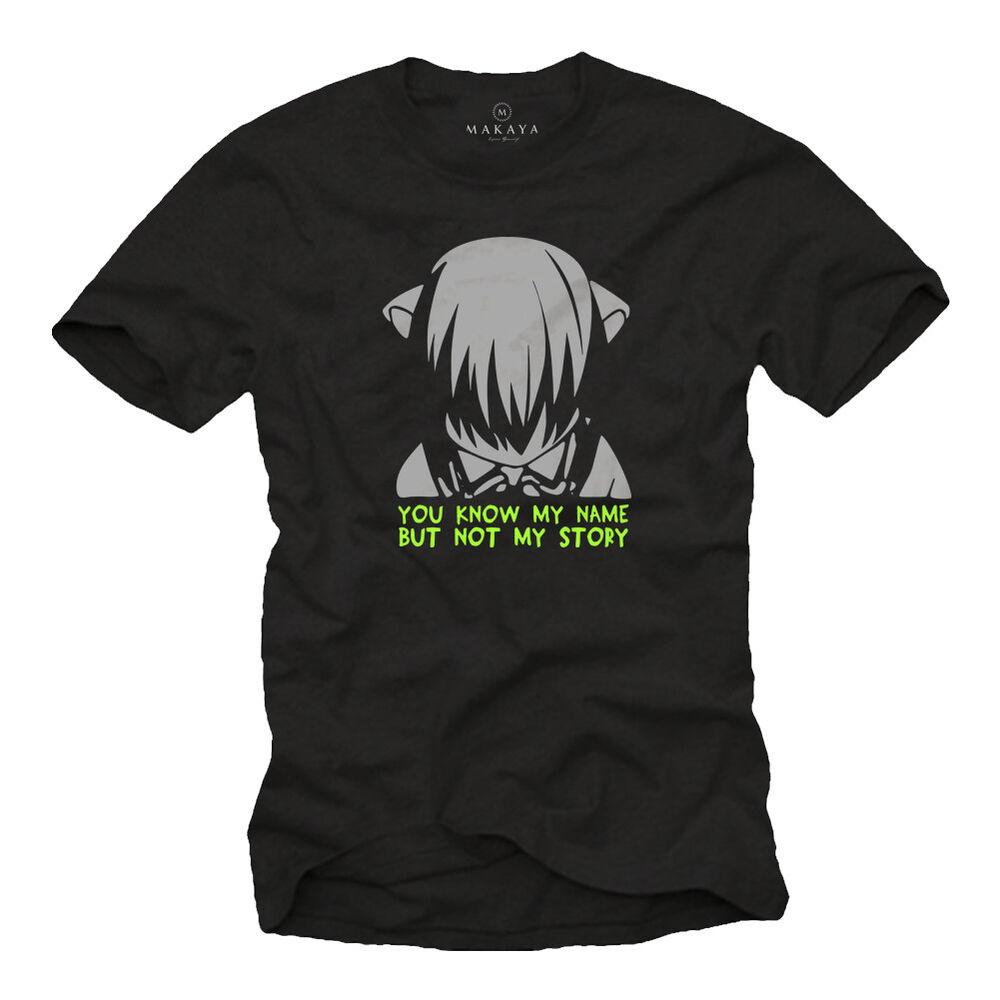 Cool Elves Manga Mens T-Shirt with Anime Song - Men Comic Nerd Shirt