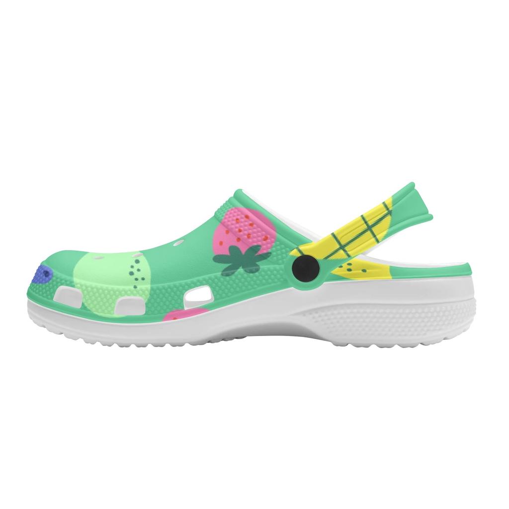 Colorful Printed EVA Clogs Adult Unisex Breathable Soft Sole Slip On Casual Shoes Soft Sole Summer Sandals Daily Comfort