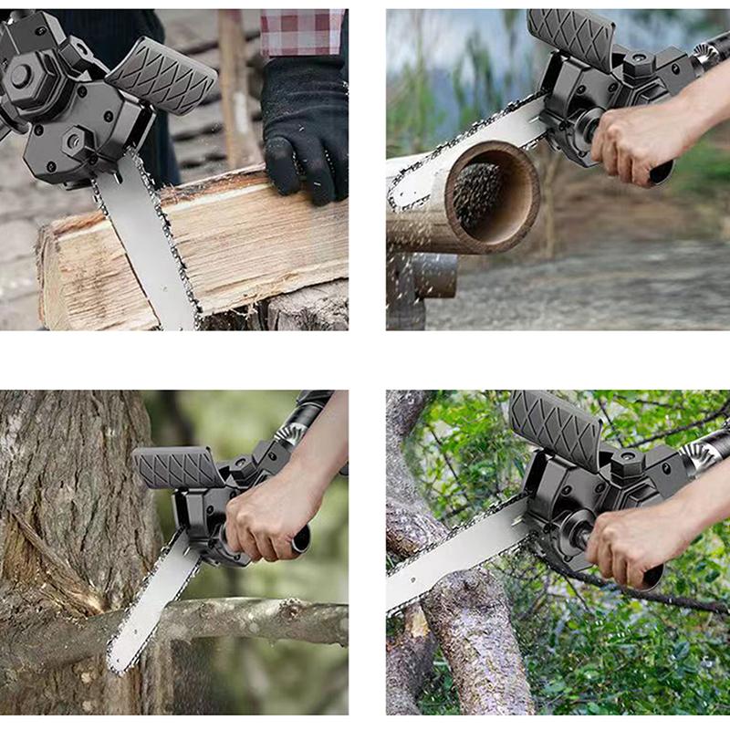 4/6 Inch Electric Drill Modified To Electric Chainsaw Tool Attachment Electric Chainsaws Tool Woodworking Cutting Tool