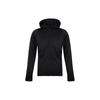 Adidas Classic Three-Stripe Zip Hoodie Jacket Men Outerwear Black DZ7404
