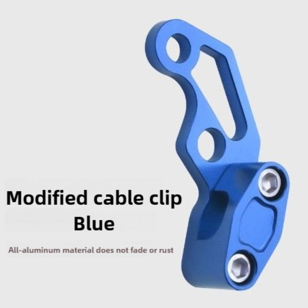 Motorcycle wire clip bracket multi-functional fixing bracket, brake oil pipe fixing wire clip, Motorcycle accessories BLUE12