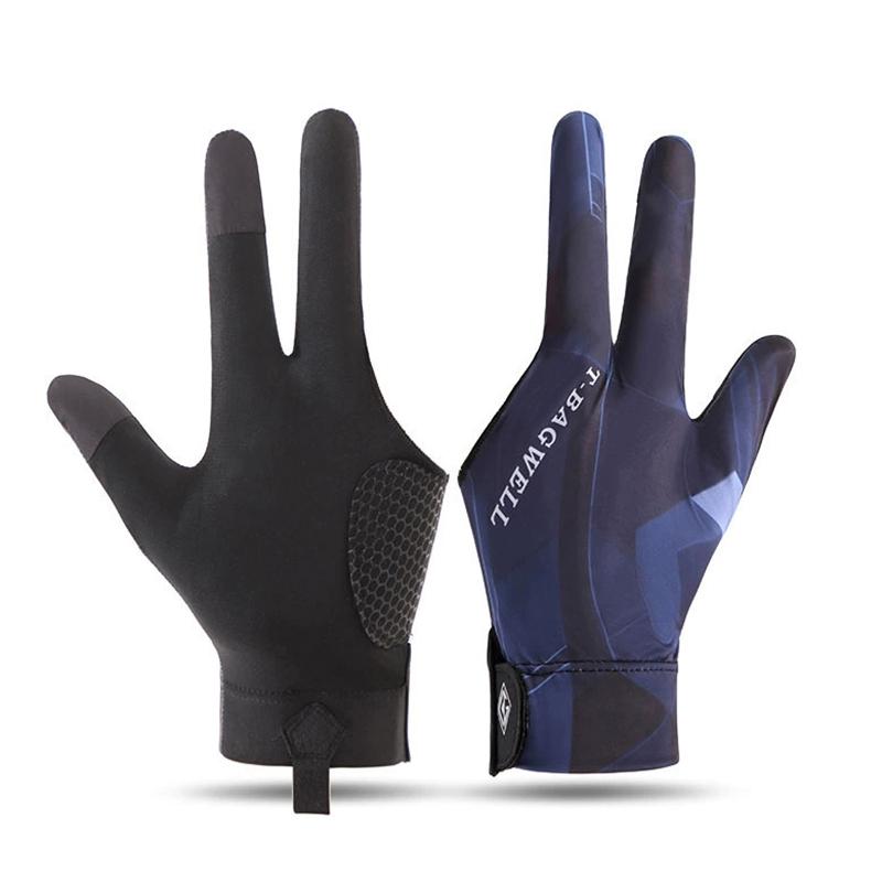 

1Pcs Left Hand Billiards Glove Three Finger Snooker Billiard Glove Non Slip Stickers Elasticity Billiard Training Gloves 1