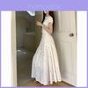 Cotton Blended Floral Midi Skirt With High Waist For Spring Summer Fashion Collection