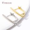 18K Gold Plated Anti-Allergy Earring Hooks Basic Copper Earwire Fastener Accessories For DIY Women's Earring Making Supplies
