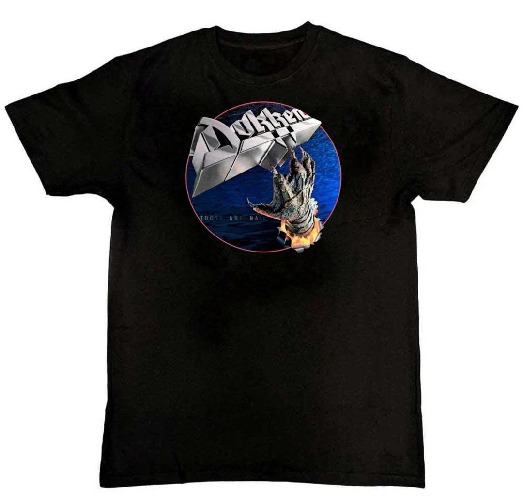 

DOKKEN-TOOTH AND NAIL Graphic Print Mens Unisex 100% Cotton T-shirt Mens Tees Top 2XL