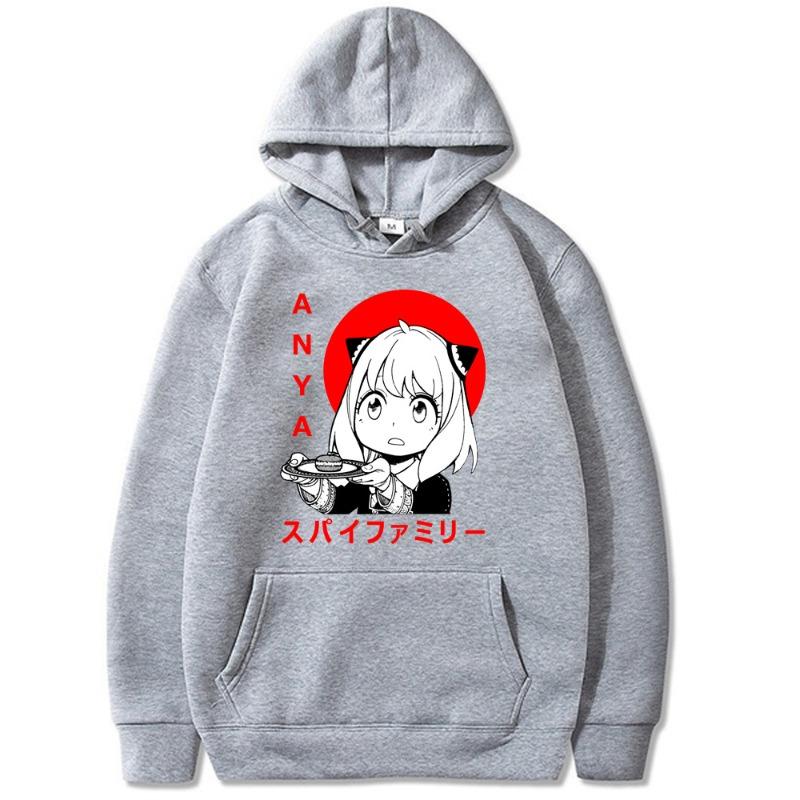 Anya Forger Autumn Hoodies Men Fashion Long Sleeve Sweatshirts Women Casual Harajuku Streetwear Pullovers Sudaderas