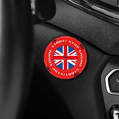 Nálepky na auto Vnitřní dekorace Ochranný kryt tlačítka Bezpečný start/stop Automobilová náhrada Tlačítko Chrání před náhodným