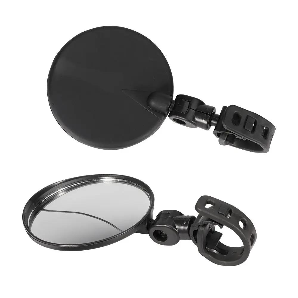 Universal Adjustable Bicycle Rearview Mirror 360 Degree Rotatable Wide Angle Handlebar Rear View Mirror Durable Safety Cycling Mirror For Road Bike Mo