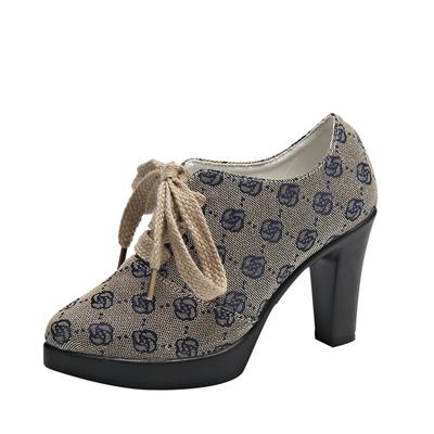 Women Embroidery Flowers Pumps 2024 New Fashion Sexy Pumps Comfortable Designer Lace-up 9cm High Heels Pointed Toe Shallow Shoes