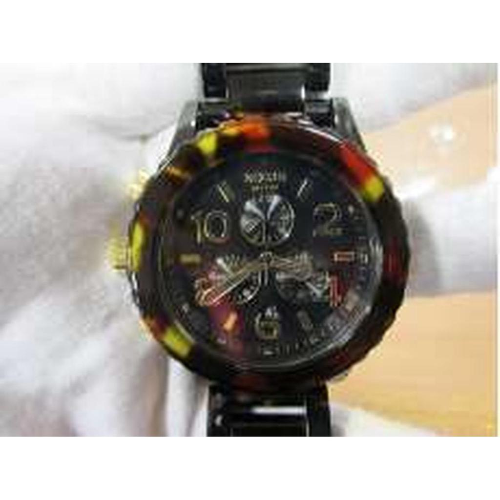 Used NIXON Tortoiseshell pattern design 42-20 MINIMIZE THE 42-20