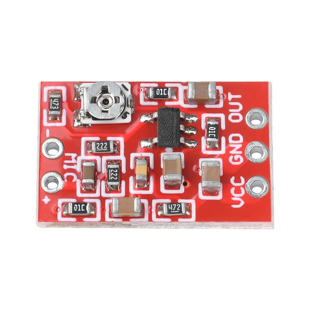 Microphone Preamplifier Board DC 3V-5V Low Noise Microphone Pre stage Module Gain 5-30dB Adjustable Pickup Module