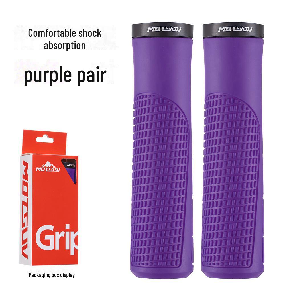 Universal Non-Slip Rubber Bike Handlebar Grips: Lightweight and Compatible with Mountain, Fixed Gear, and Folding Bikes