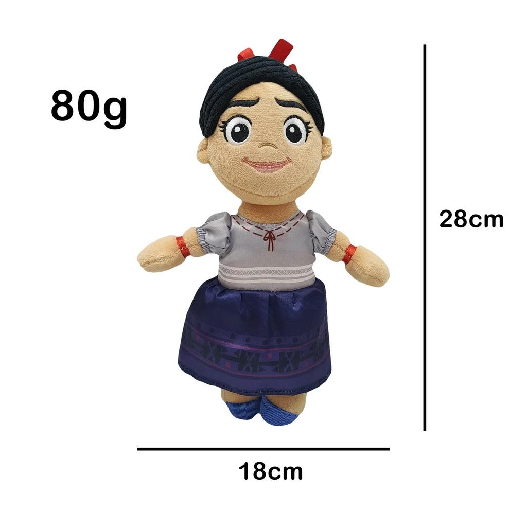 25-28cm Cartoon Film Encanto Charakter Plüschtier Mirabell Isabella Kawaii Plüsch Mädchen Geburtstagsdekoration Geschenk Puppe