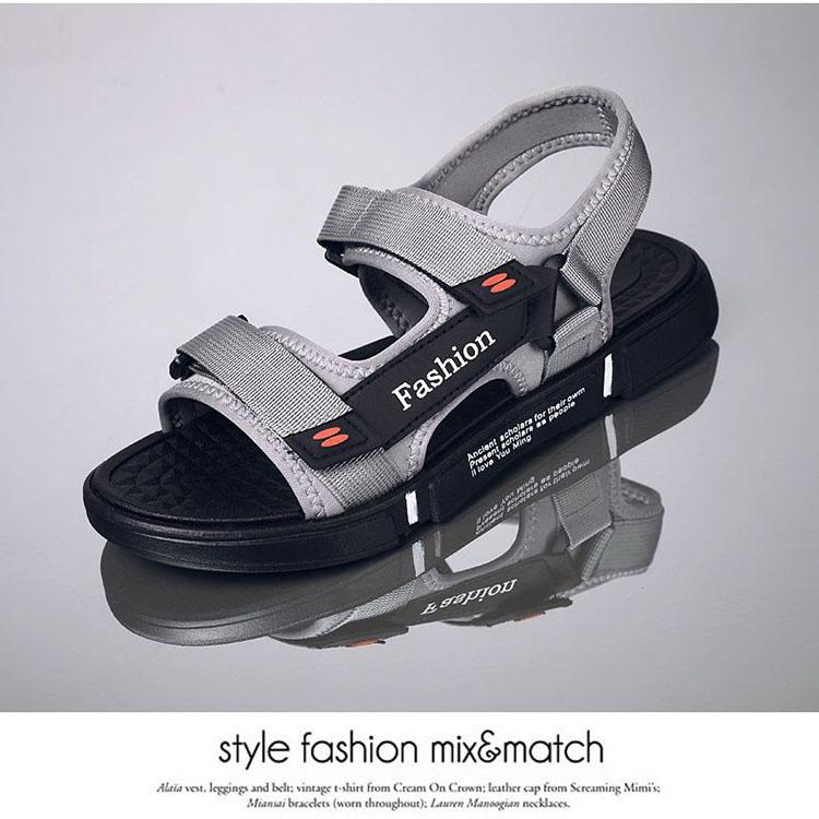 Sportovní sandály Letní Nepotivé Pánské Venkovní Nošení Plážové Protiskluzové Sandály Duální použití Řidičské Internetové Celebrity Ins Vlna