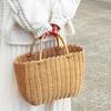 Sanritz al.atte Washable Handwoven Bath Basket, Large, Natural  Plastic Rattan-Look Basket, Storage, Ideal for Hot Springs, Accommodations, and