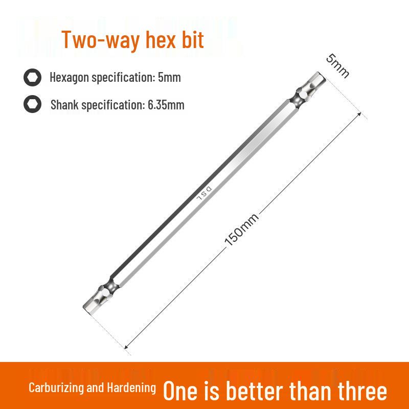 Industrial Grade Magnetic Hex Socket Driver Bit Set for Electric Screwdrivers and Hand Drills