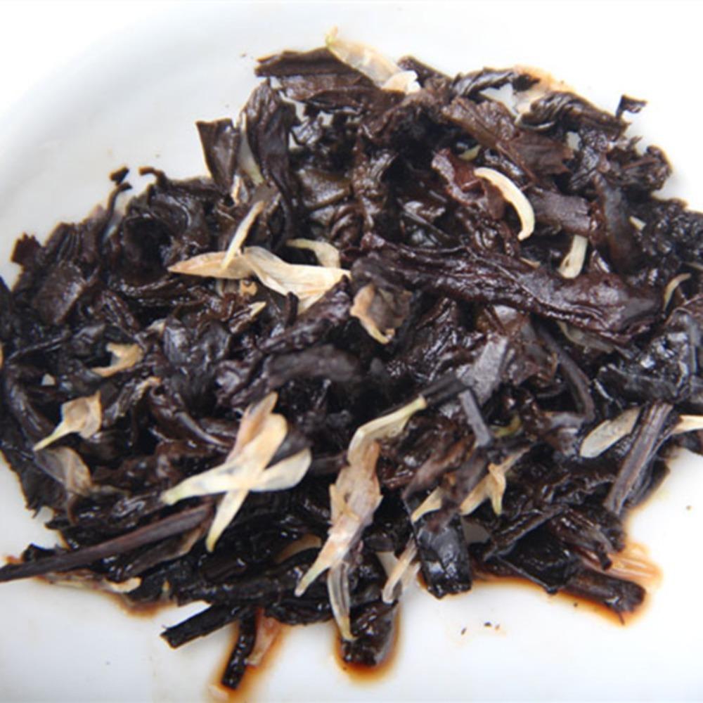 100g Yunnan Pu-er Ripe Tea Chrysanthemum Flavor China Black Puer