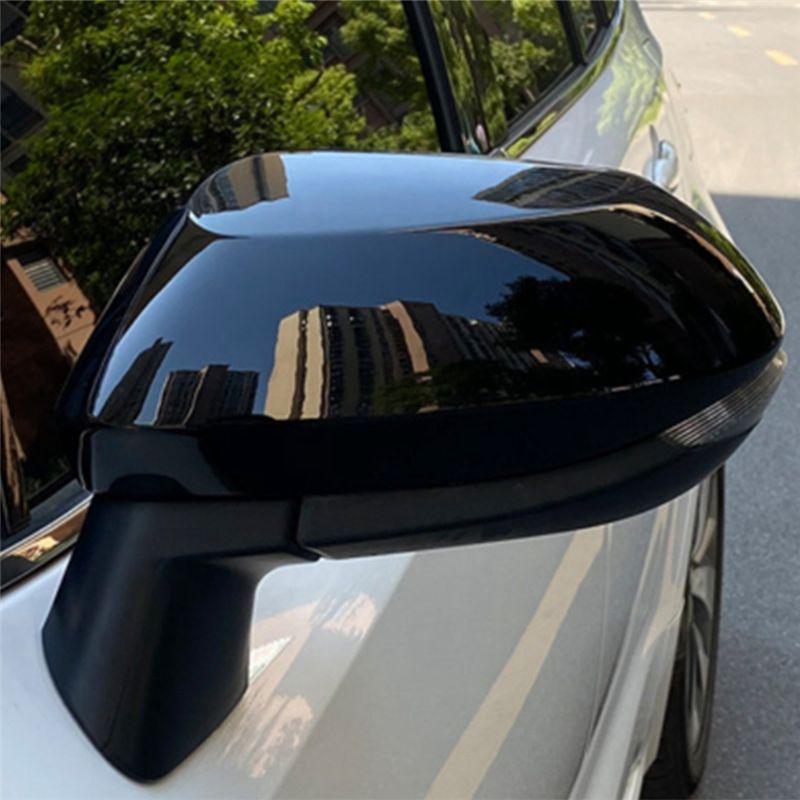 Powerful 1 Pair Side Door Rearview Mirror Cover Trim Cap Car Accessories ABS For Toyota Corolla -