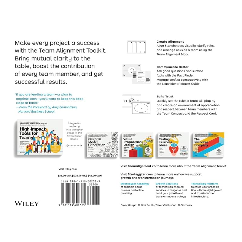 HighImpact Tools for Teams: 5 Tools to Align Team Members, Build Trust, and Get Results Fast (The Strategyzer Series)