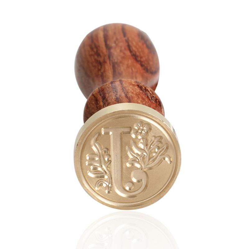Vintage Wax Seal Stamp Classic A-Z Retro Seals Wooden Stamps Alphabet Craft 26 Letter Sealing Wax Home Decor Dropshipping