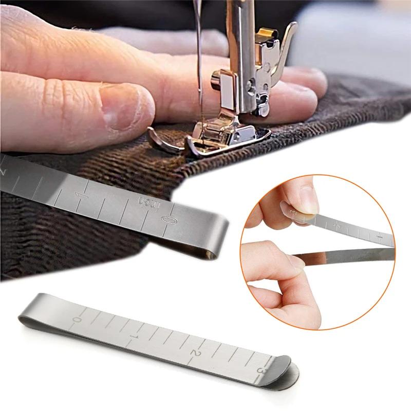 

New Pfaff Metal Sewing Presser Foot Clamp, Stainless Steel Edge Guide for Sewing Machines, with Ruler – Compatible ... L