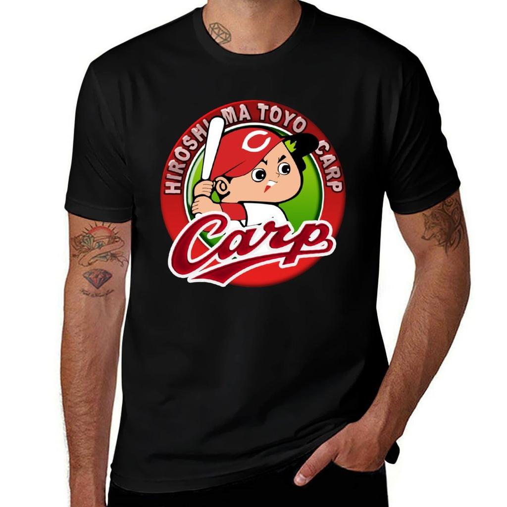 Hiroshima Toyo Carp T-Shirt Relaxed Casual Short Sleeve Tee