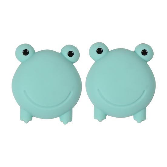 2Pcs Cartoon Door Stopper Wall Protector Quiet Shock Absorbing Door Stops Wall Shield Cushion Soft Adhesive Wall Bumper Guard for Door Handle Knob