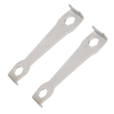 2PCS Alloy Steel Wrench Tooth Disc Wrench High Hardness Chainring Wrench  Biking Cycling