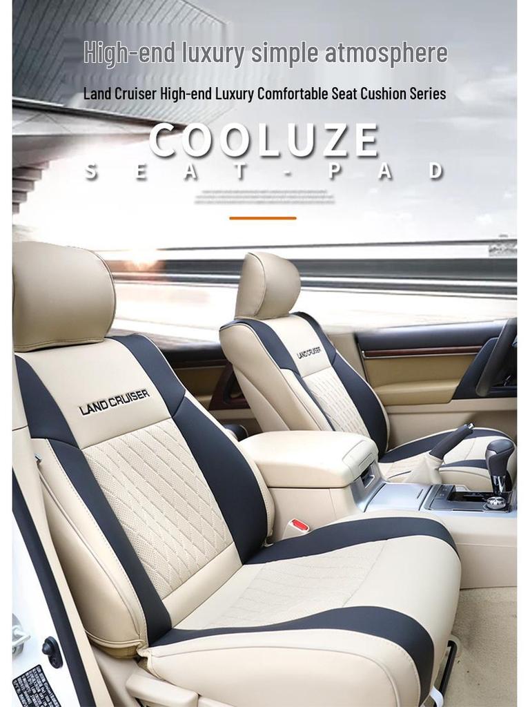 08-20 Land Cruiser Seat Covers: All-Season Full Coverage Interior Upgrade