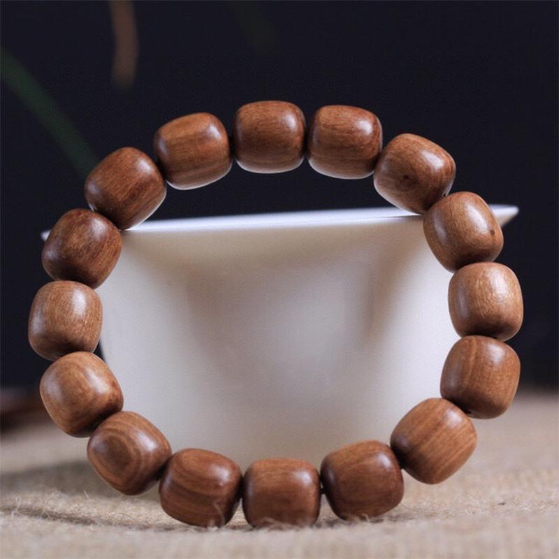 Best Selling Wooden Bead Bracelet Lightweight Durable Jewellery Con Perline Bright Fashion Exquisite Natural Fragrance Bracelet