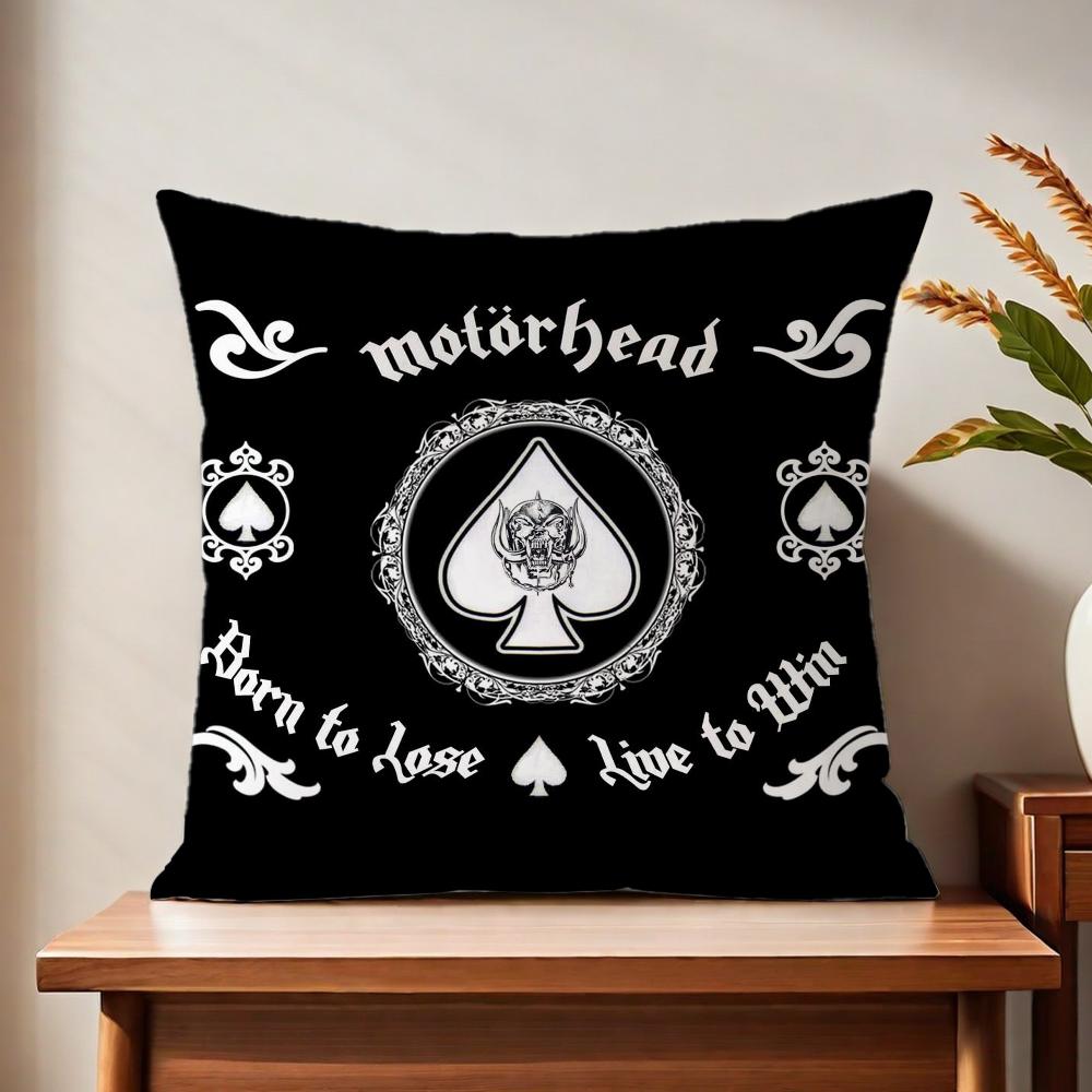 The Band M-Motorheads Comfortable soft Pillow Case for Sofa Living Room Home office Decor Protective Covers