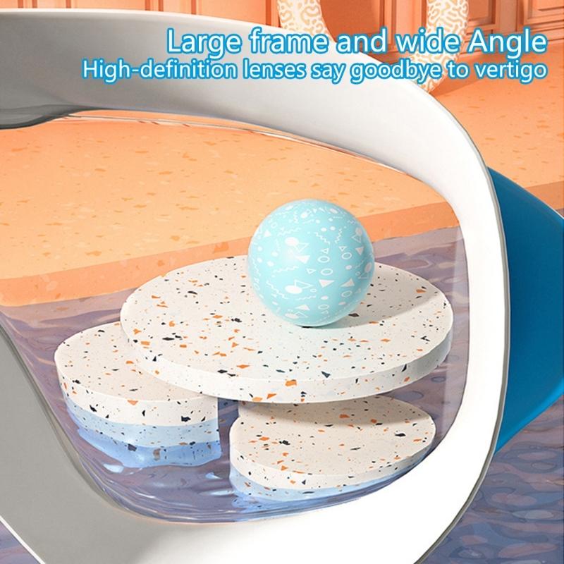 Adjustable Swim Training Glasses Professional Swimming Goggles Comfortable Large Frame Swim Glasses for Children Adults